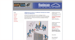 Desktop Screenshot of hoffmann-heizung-gas-sanitaer.de